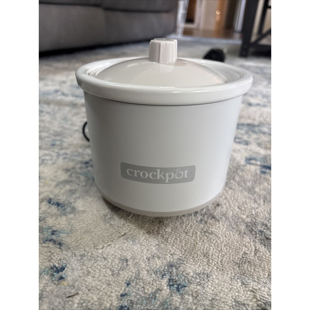 Crockpot Mini Buffet Table Top Party Warming Crock Little Dipper White